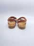 Clic! CL-grass denim cognac sandaal